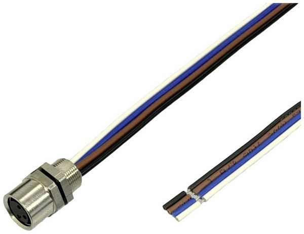 Produktbild: BKL Electronic 2701006 Sensor/Aktor Einbaubuchse M8 0.2m Polzahl Sensoren: 3 1St.