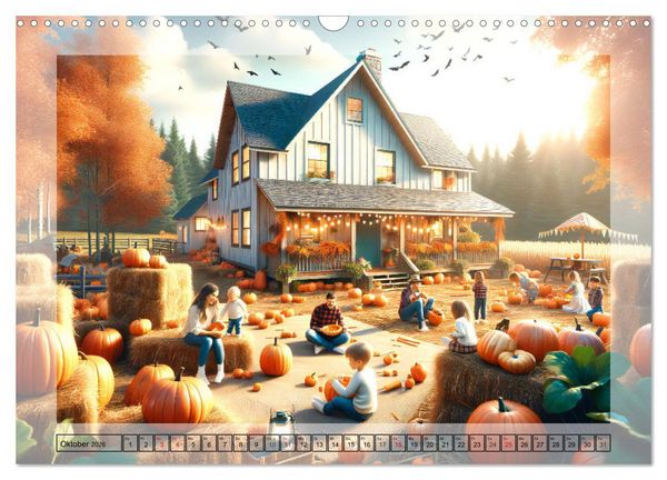 Produktbild: Heile Welt - Momente des Friedens und der Harmonie (Wandkalender 2026 DIN A3 quer), CALVENDO Monatskalender