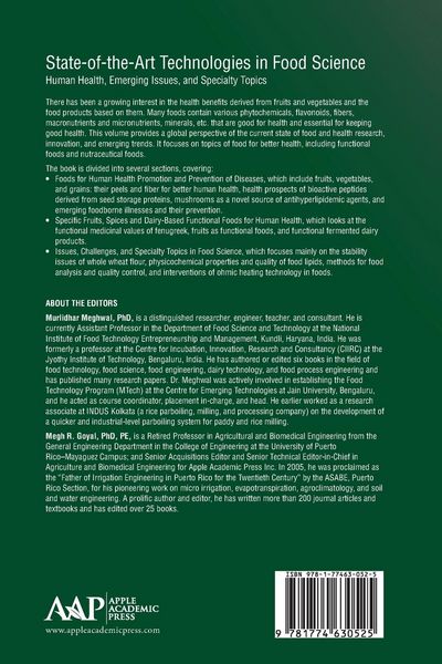 Produktbild: State-of-the-Art Technologies in Food Science
