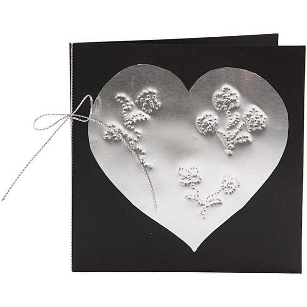 Produktbild: Creativ Company Pr&auml;gefolie, A5, Blatt 148x210 mm, Dicke 0,9 mm, Silber, 10 Stk