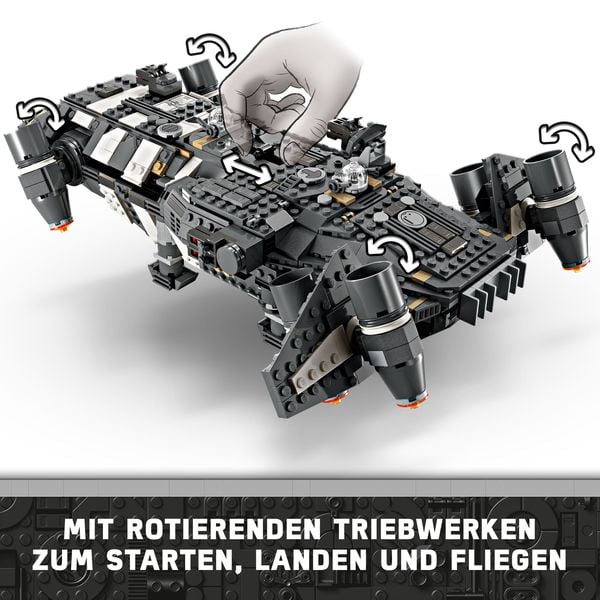 Produktbild: LEGO Star Wars: Skeleton Crew Die Onyx Cinder, Sternenschiff-Set 75374