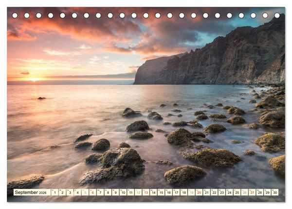 Produktbild: Teneriffa Entspannung Pur (Tischkalender 2026 DIN A5 quer), CALVENDO Monatskalender