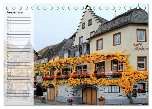 Produktbild: Eine Perle an der Mosel - Beilstein (Tischkalender 2026 DIN A5 quer), CALVENDO Monatskalender