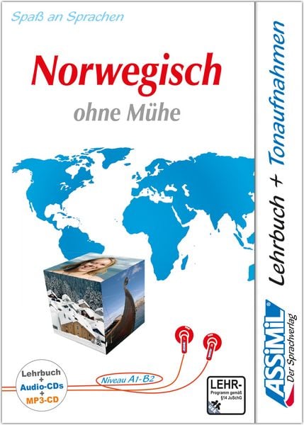 Produktbild: ASSiMiL Norwegisch ohne M&uuml;he - Audio-Plus-Sprachkurs - Niveau A1-B2