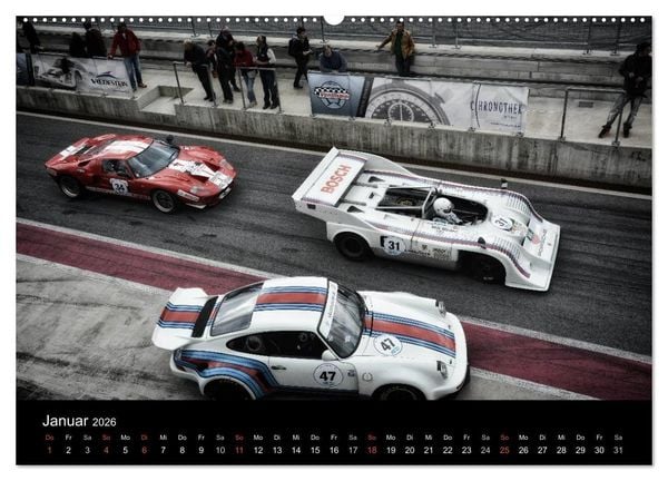 Produktbild: Raceday (hochwertiger Premium Wandkalender 2026 DIN A2 quer), Kunstdruck in Hochglanz