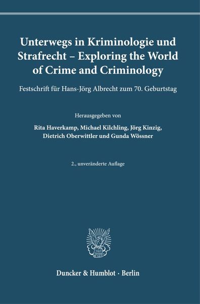Produktbild: Unterwegs in Kriminologie und Strafrecht &ndash; Exploring the World of Crime and Criminology.
