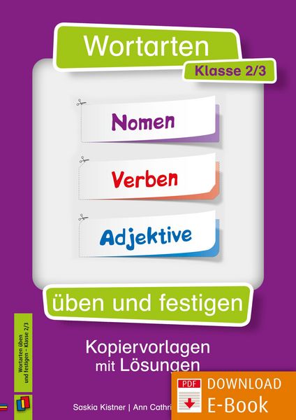 Produktbild: Wortarten &uuml;ben und festigen - Klasse 2/3