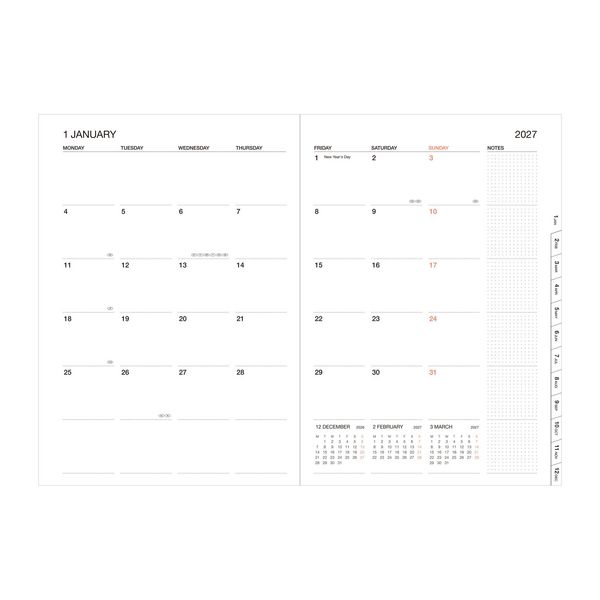 Produktbild: MARK'S 2026/27 Diary A5 Illustrations // Wave