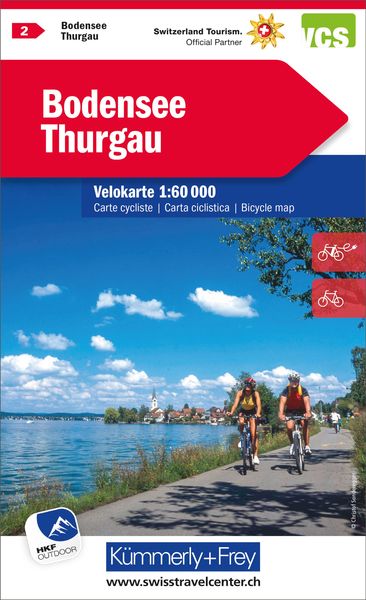 Produktbild: KuF Schweiz Radkarte 02 Bodensee - Thurgau 1 : 60 000