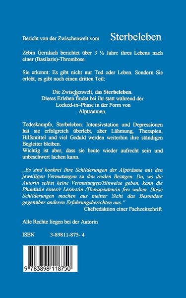Produktbild: "War ich nicht tot genug?"
