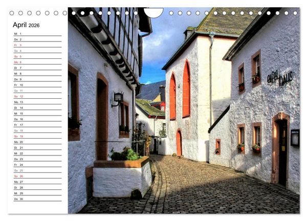 Produktbild: Die sch&ouml;nsten Orte der Eifel (Wandkalender 2026 DIN A4 quer), CALVENDO Monatskalender