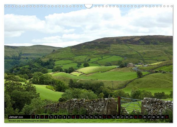 Produktbild: Traumhafte Yorkshire Dales (Wandkalender 2026 DIN A3 quer), CALVENDO Monatskalender