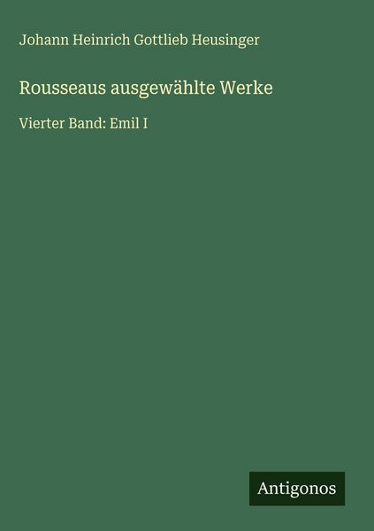 Produktbild: Rousseaus ausgew&auml;hlte Werke