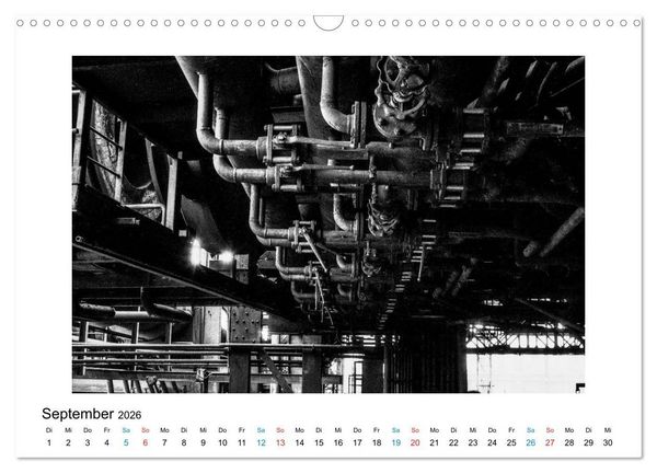 Produktbild: Die gro&szlig;e Stille &ndash; Industriekultur im Revier (Wandkalender 2026 DIN A3 quer), CALVENDO Monatskalender