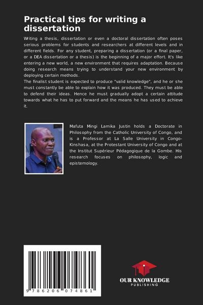 Produktbild: Practical tips for writing a dissertation