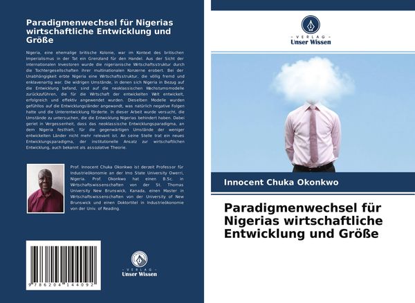 Produktbild: Paradigmenwechsel f&uuml;r Nigerias wirtschaftliche Entwicklung und Gr&ouml;&szlig;e