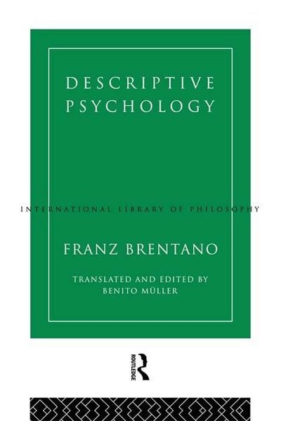 Produktbild: Descriptive Psychology