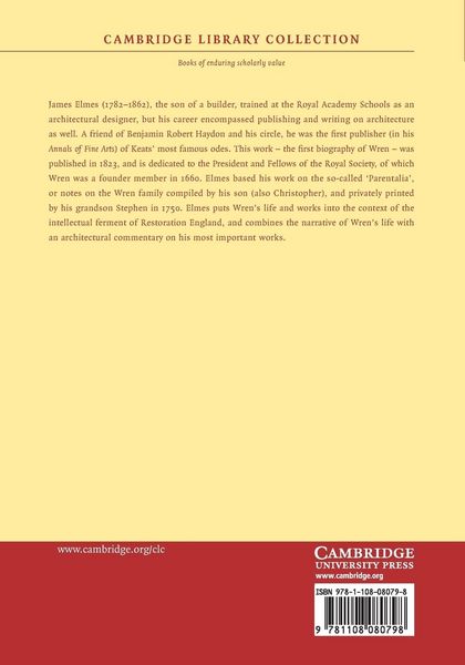 Produktbild: Memoirs of the Life and Works of Sir Christopher Wren