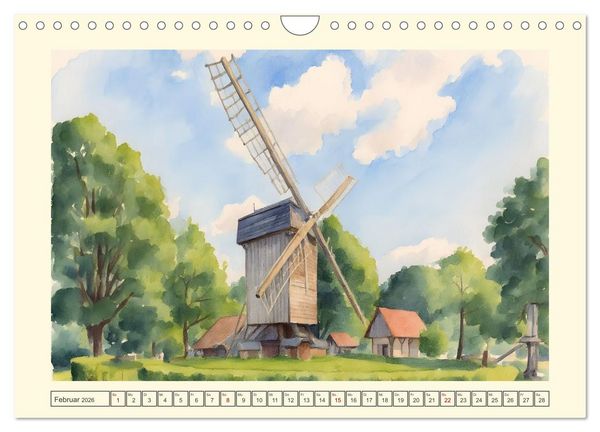 Produktbild: Liebenswerte Stadt M&uuml;nster (Wandkalender 2026 DIN A4 quer), CALVENDO Monatskalender