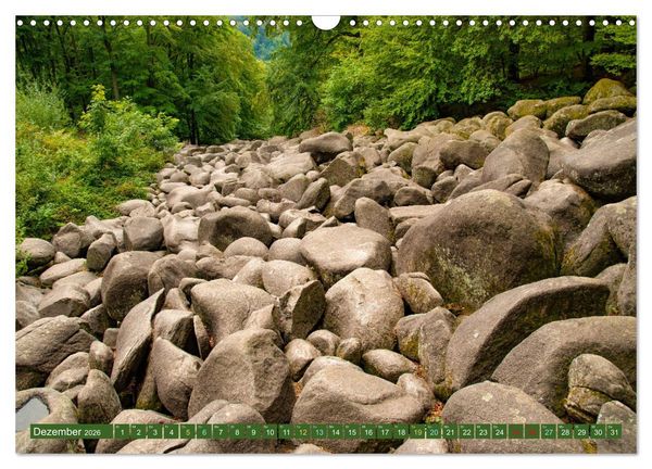 Produktbild: Das Felsenmeer - Natur pur im Odenwald (Wandkalender 2026 DIN A3 quer), CALVENDO Monatskalender