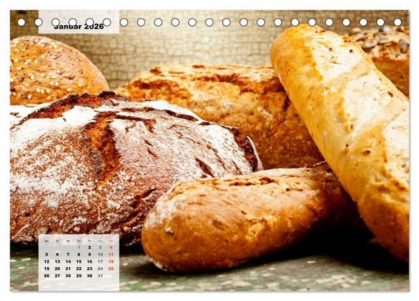 Produktbild: BROTART / 2026 (Tischkalender 2026 DIN A5 quer), CALVENDO Monatskalender