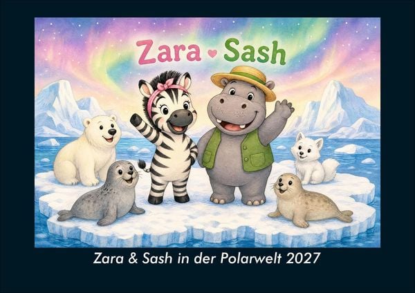 Produktbild: Zara & Sash in der Polarwelt 2027 Fotokalender DIN A4