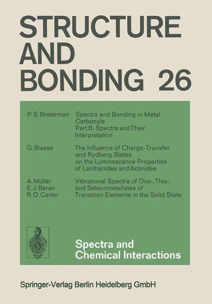Produktbild: Spectra and Chemical Interactions