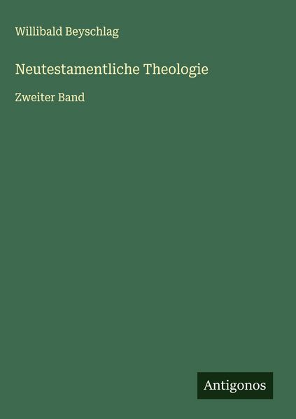 Produktbild: Neutestamentliche Theologie