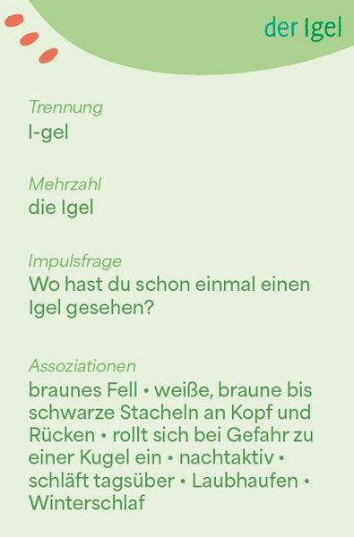 Produktbild: Wortschatzk&auml;rtchen: Auf der Wiese