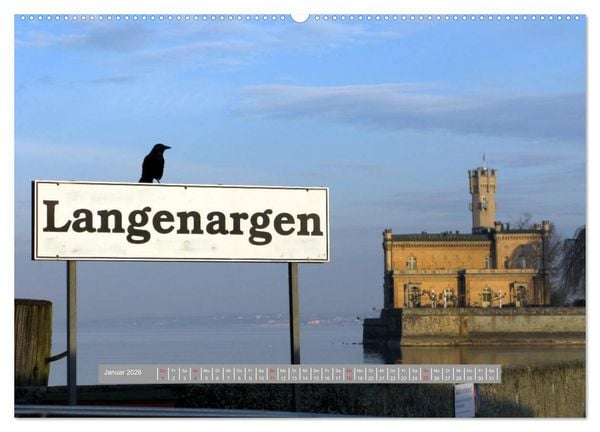 Produktbild: 2026 Langenargen am Bodensee (Wandkalender 2026 DIN A2 quer), CALVENDO Monatskalender
