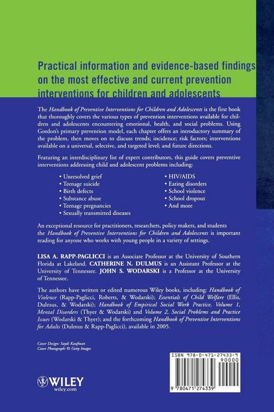 Produktbild: Preventive Intervention for Children