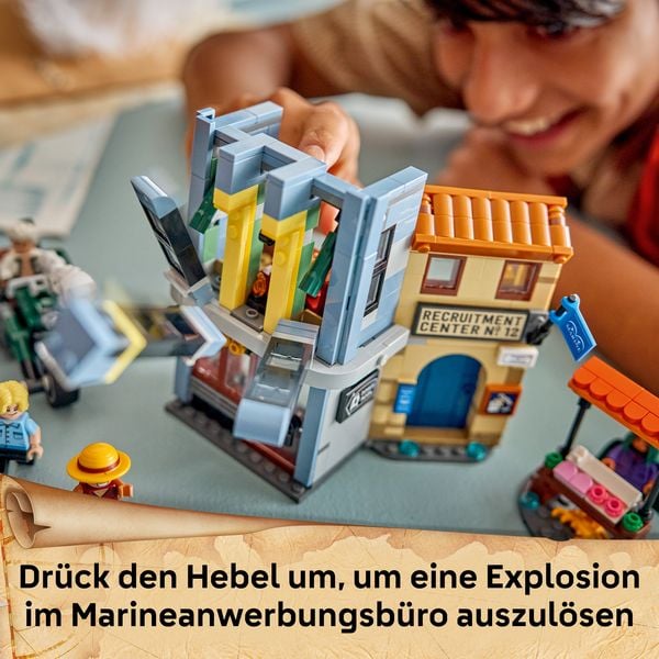 Produktbild: LEGO ONE PIECE 75642 Showdown mit Kapit&auml;n Smoker, Spielzeug ab 9 Jahren