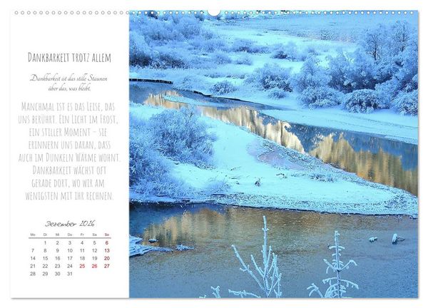 Produktbild: Was uns tr&auml;gt, wenn alles wankt. &Uuml;ber das Wachsen an Krisen (Wandkalender 2026 DIN A2 quer), CALVENDO Monatskalender