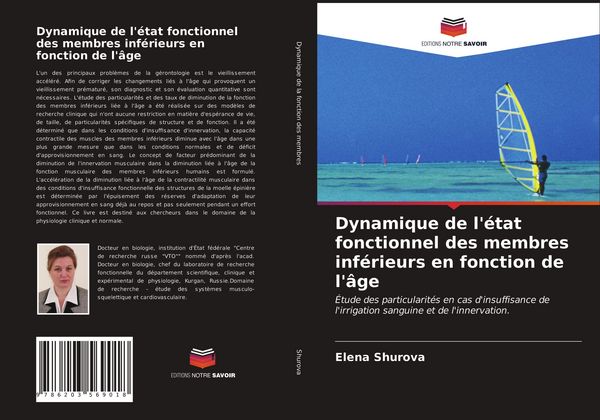 Produktbild: Dynamique de l'&eacute;tat fonctionnel des membres inf&eacute;rieurs en fonction de l'&acirc;ge