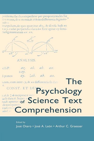 Produktbild: The Psychology of Science Text Comprehension