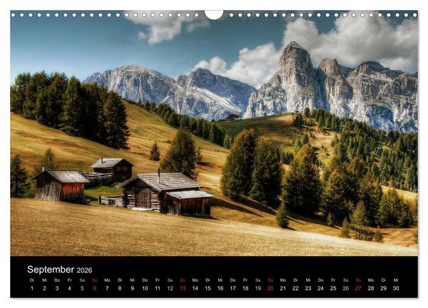 Produktbild: dolomiten (Wandkalender 2026 DIN A3 quer), CALVENDO Monatskalender