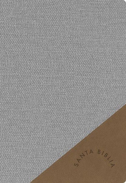 Produktbild: Rvr 1960 Biblia Letra Supergigante, Gris S&iacute;mil Piel Con &Iacute;ndice (Edici&oacute;n 2023)