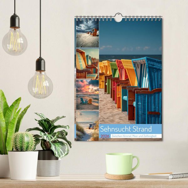 Produktbild: Sehnsucht Strand (Wandkalender 2026 DIN A4 hoch), CALVENDO Monatskalender