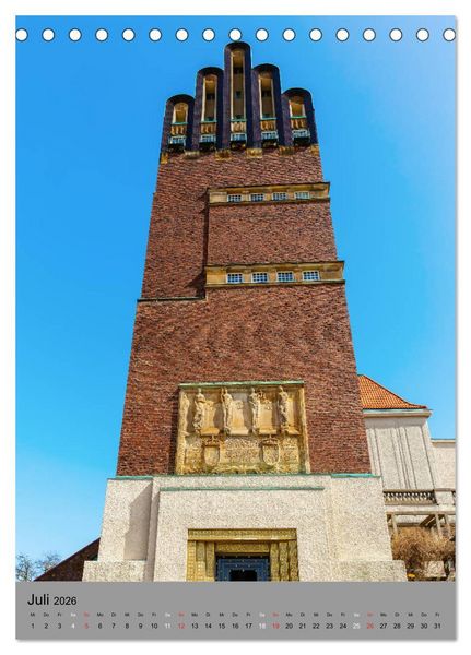 Produktbild: Architekturstile von der Antike bis zur Gegenwart (Tischkalender 2026 DIN A5 hoch), CALVENDO Monatskalender