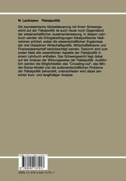 Produktbild: Fiskalpolitik