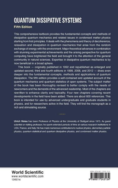 Produktbild: Quantum Dissipative Sys (5th Ed)