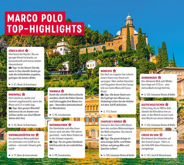 Produktbild: MARCO POLO Reisef&uuml;hrer Schweiz