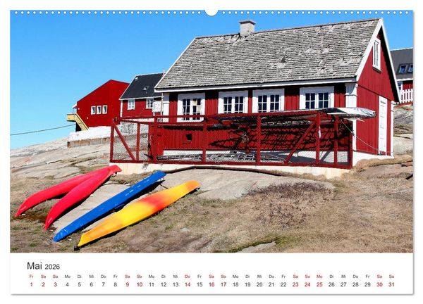 Produktbild: Gr&ouml;nland Bizarre Eiswelt um Ilulissat (hochwertiger Premium Wandkalender 2026 DIN A2 quer), Kunstdruck in Hochglanz