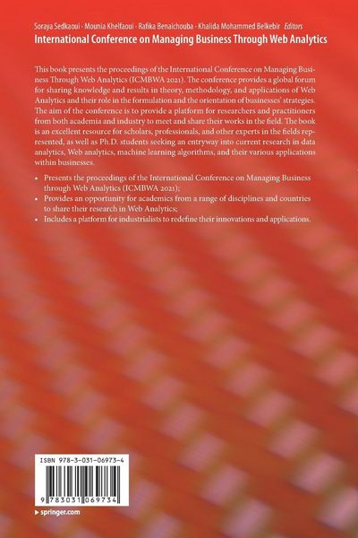 Produktbild: International Conference on Managing Business Through Web Analytics