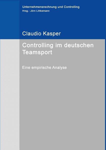 Produktbild: Controlling im deutschen Teamsport