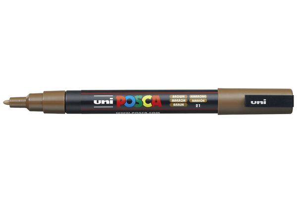 Produktbild: uni-ball Marker uni POSCA PC-3M braun