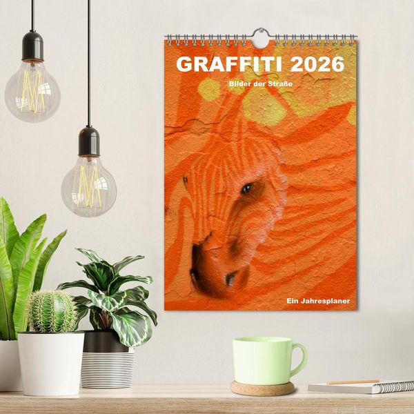 Produktbild: GRAFFITI 2026 / Planer (Wandkalender 2026 DIN A4 hoch), CALVENDO Monatskalender