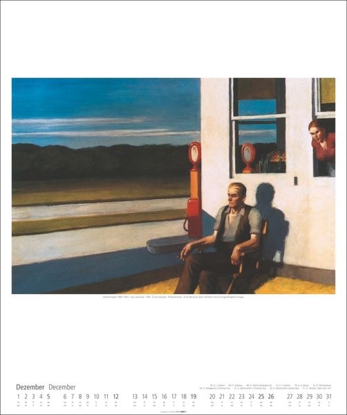 Produktbild: Edward Hopper Kalender 2027