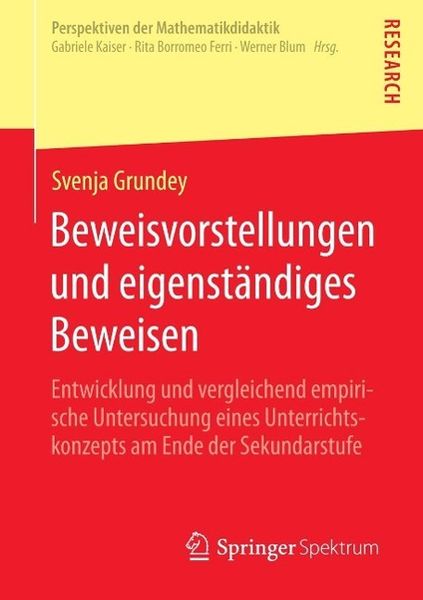 Produktbild: Beweisvorstellungen und eigenst&auml;ndiges Beweisen