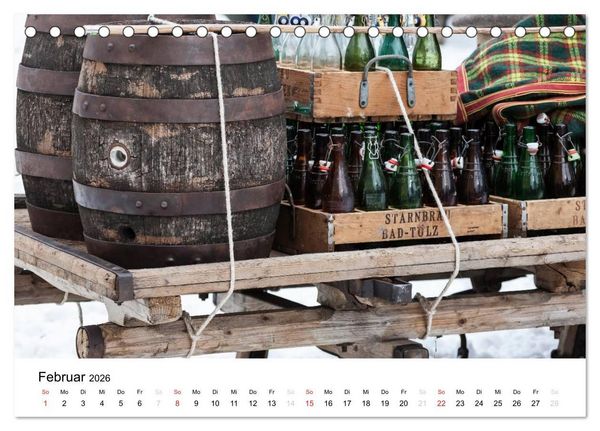 Produktbild: Der Isarwinkel (Tischkalender 2026 DIN A5 quer), CALVENDO Monatskalender